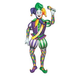 Jointed Mardi Gras Jester