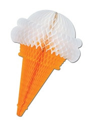 Tissue Ice Cream Cone, 15 inches