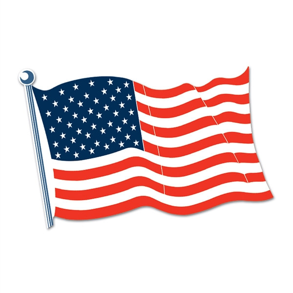 American Flag Cutout  - perfect for your 4th of July party