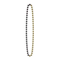 Black and Gold Jumbo Party Beads