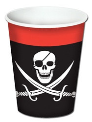 Pirate Beverage Hot/Cold Cups (8/Pkg)