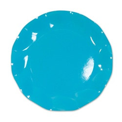 Turquoise Medium Plates (10/pkg)