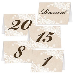 Table Cards - when you need to make it 'count'!