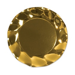 Metallic Gold Large Plates (10/pkg)