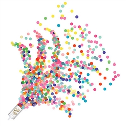 Push Up Confetti Poppers - Multi-color