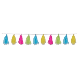 tissue tassel garland