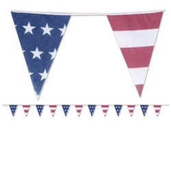 Americana Fabric Pennant Banner
