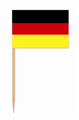 German Flag Picks (50/pkg) - PartyCheap