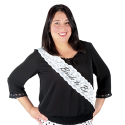 Bride To Be Lace Sash