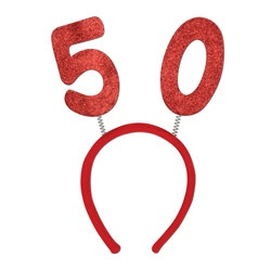 50th glittered boppers