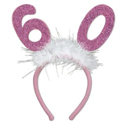 number 60 glittered boppers
