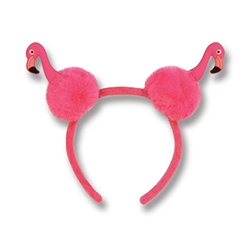 Flamingo Pom-Pom Headband