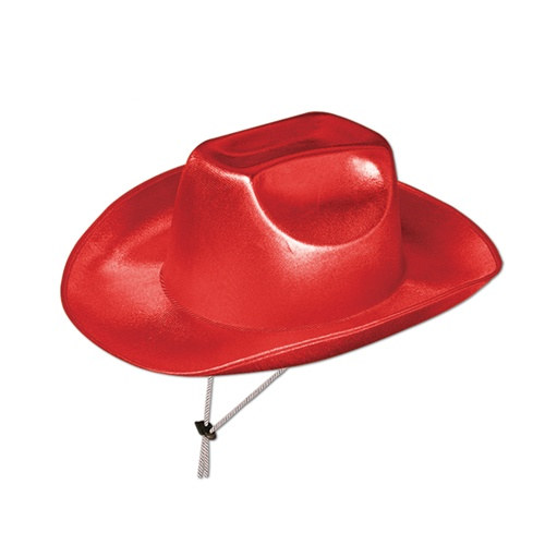 Red Theatrical Cowboy Hat - PartyCheap