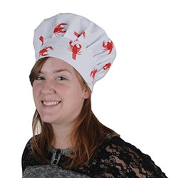 Crawfish Oversized Fabric Chefs Hat