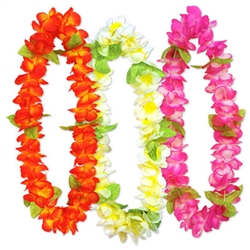 Sunset Floral Leis - 3 piece set
