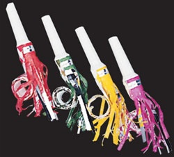 Fringed Party Blowouts (sold 100 per box)
