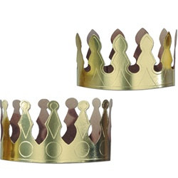 gold foil crown