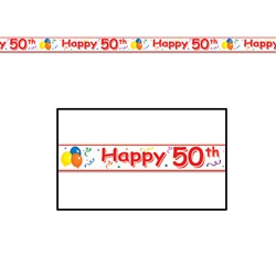 happy 50th birthday party tape