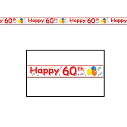happy 60th birthday party tape