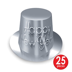 Silver New Year hat