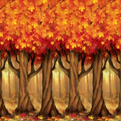 Fall Trees Backdrop