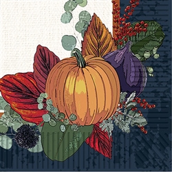 Fall Thanksgiving Luncheon Napkins