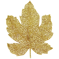 Glittered Fall Leaves