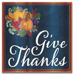 Add a classic, rustic look to your Thanksgiving and fall decor with the classic and colorful Foil Fall Thanksgiving Cutouts. 