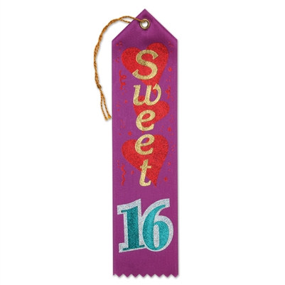 sweet sixteen ribbon