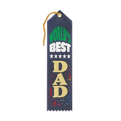 Navy world's best dad ribbon