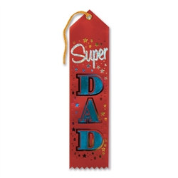 red super dad ribbon