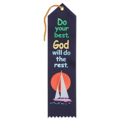 Do Your Best God Will Do The Rest Ribbon