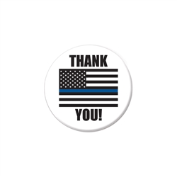 Thank You! Law Enforcement Button
