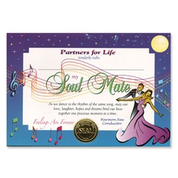 Soul Mate Award Certificates