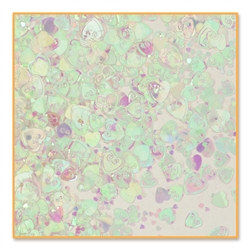 Iridescent Hearts Confetti