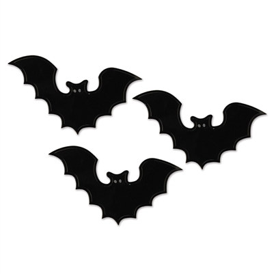 Halloween Bat Cutouts 3/pkg. - PartyCheap