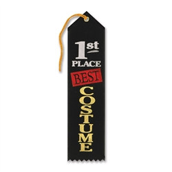 best costume 1st place award ribbon