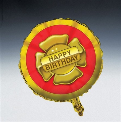 Firefighter Mylar Balloons