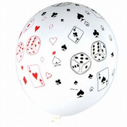 Casino Latex Balloon