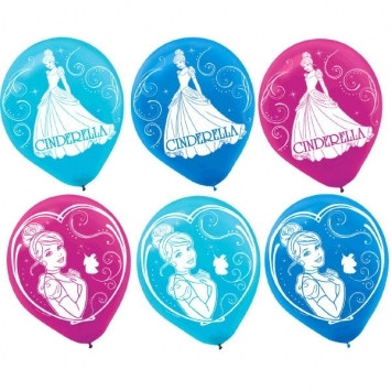 Cinderella Latex Balloons
