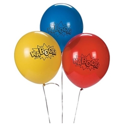 Superhero Latex Balloons