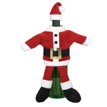 Santa Suit Wine Bottle Covers