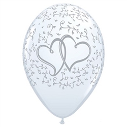 Entwined Hearts Latex Balloons (6/pkg)