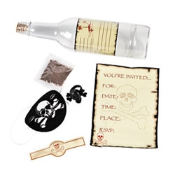 Pirate Invitation In A Bottle