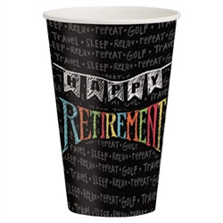 Happy Retirement Hot/Cold Cups