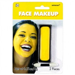 yellow face paint