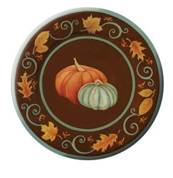 Autumn Scroll Dinner Plates