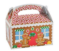 Gingerbread House Treat Boxes (12/pkg)