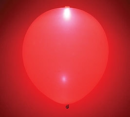 Glow Red Latex Balloon