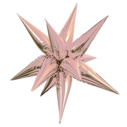 Star Burst Balloon 27" Rose Gold